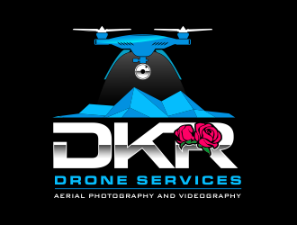 DKR Drone Services logo design by Cekot_Art