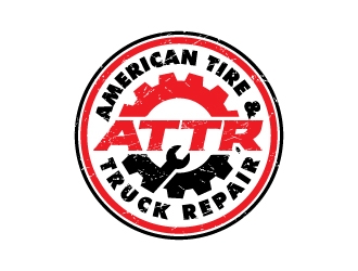 American Tire & Truck Repair logo design by jishu