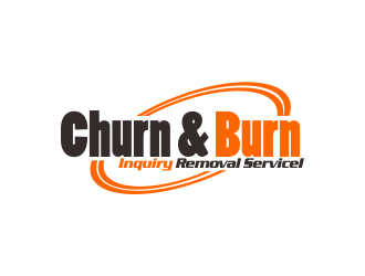 Logo Name: Churn & Burn      Tageline: Inquiry Removal ServiceI  logo design by stark
