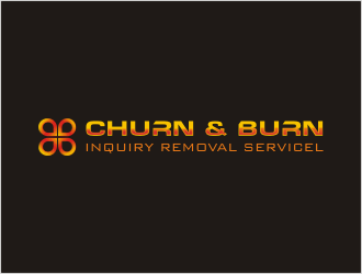 Logo Name: Churn & Burn      Tageline: Inquiry Removal ServiceI  logo design by bunda_shaquilla