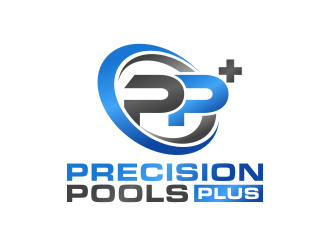 Precision Pools Plus  logo design by Dakon