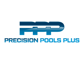 Precision Pools Plus  logo design by akilis13