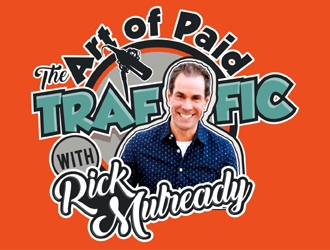 The Art of Paid Traffic with Rick Mulready logo design by MAXR