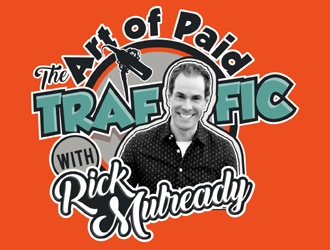 The Art of Paid Traffic with Rick Mulready logo design by MAXR
