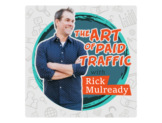 The Art of Paid Traffic with Rick Mulready logo design by Dakon