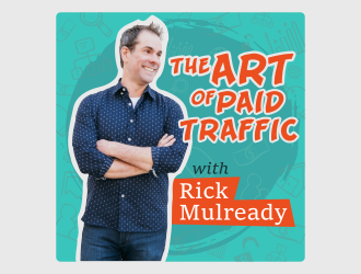 The Art of Paid Traffic with Rick Mulready logo design by Dakon