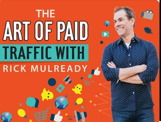 The Art of Paid Traffic with Rick Mulready logo design by gogo