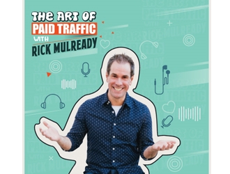The Art of Paid Traffic with Rick Mulready logo design by gogo