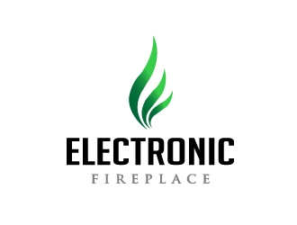 Electronic Fireplace logo design by Marianne