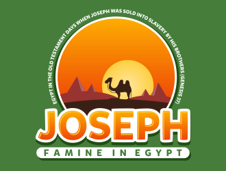 Joseph: Famine in Egypt logo design by jm77788