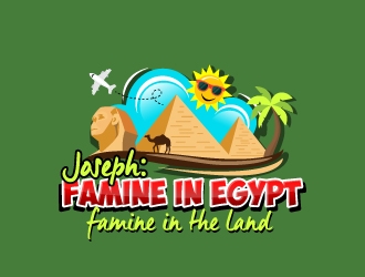 Joseph: Famine in Egypt logo design by Suvendu