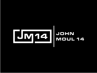 It will say John Moul 14.  or JM14 in some type of graphic logo design by Zhafir
