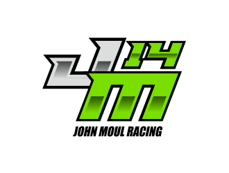 It will say John Moul 14.  or JM14 in some type of graphic logo design by Girly