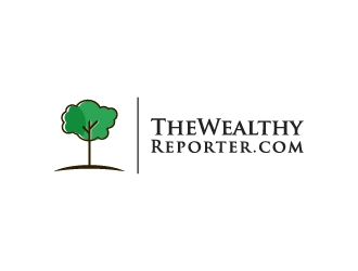 TheWealthyReporter.com logo design by wongndeso