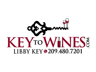 Key To Wines logo design by ruki