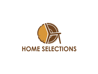 Home Selections logo design by giphone