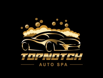 TopNotch Auto Spa logo design by samuraiXcreations