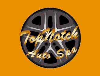 TopNotch Auto Spa logo design by bulatITA