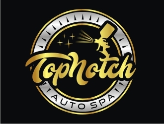 TopNotch Auto Spa logo design by cikiyunn