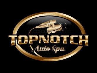 TopNotch Auto Spa logo design by DesignPal