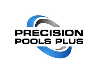 Precision Pools Plus  logo design by GemahRipah