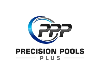 Precision Pools Plus  logo design by yunda
