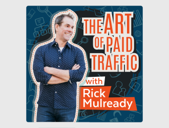 The Art of Paid Traffic with Rick Mulready logo design by Dakon
