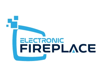 Electronic Fireplace logo design by jaize