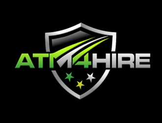 ATM4HIRE A Division of Commander Security Services Pty Ltd logo design by megalogos