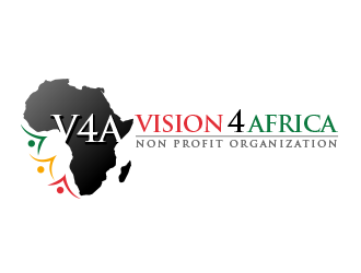 VISION 4 AFRICA logo design by BeDesign
