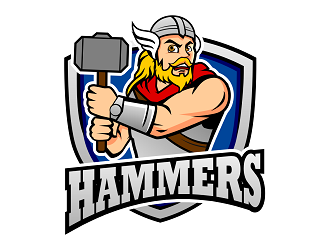 Hammers logo design by haze