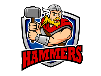 Hammers logo design by haze