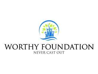 Worthy Foundation: Never Cast Out logo design by jetzu