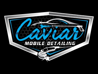 Caviar Mobile Detailing logo design by ruki