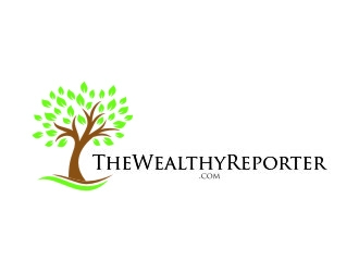 TheWealthyReporter.com logo design by jetzu