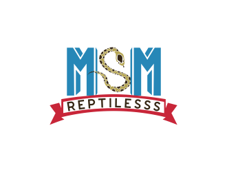 MSM Reptilesss logo design by coratcoret