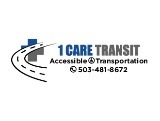 1 Care Transit logo design by cybil