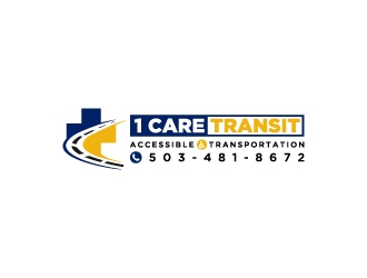 1 Care Transit logo design by wongndeso