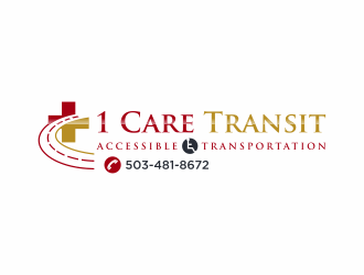 1 Care Transit logo design by ammad