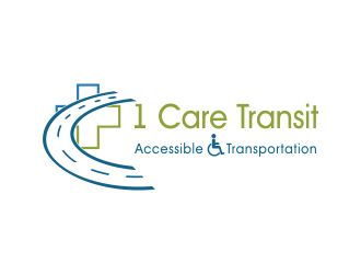 1 Care Transit logo design by oke2angconcept