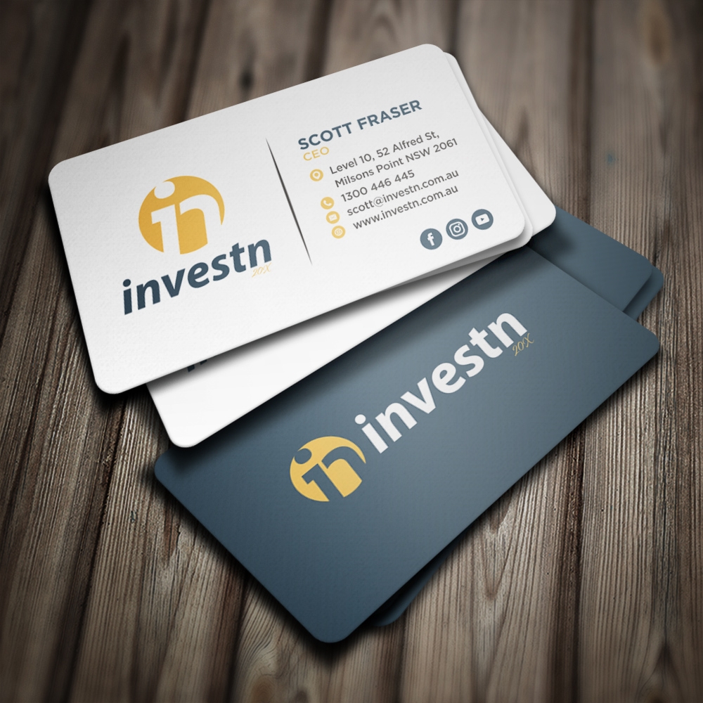 Investn logo design by Kindo