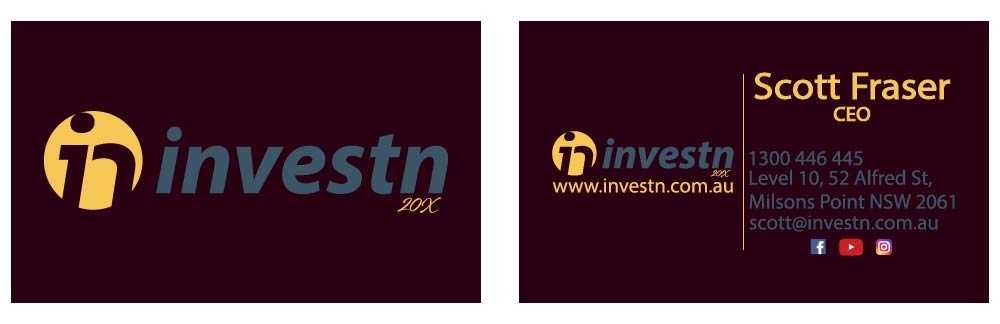 Investn logo design by bulatITA