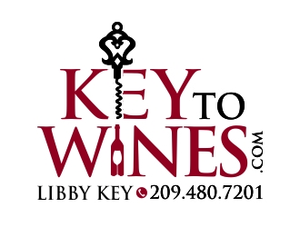 Key To Wines logo design by ruki