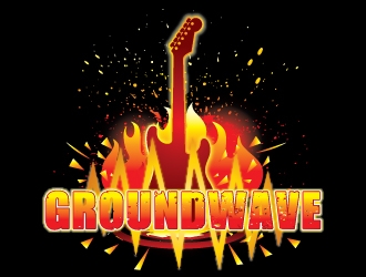 GROUNDWAVE logo design by Suvendu