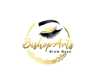 Bishop Arts Brow Boss logo design by Rock