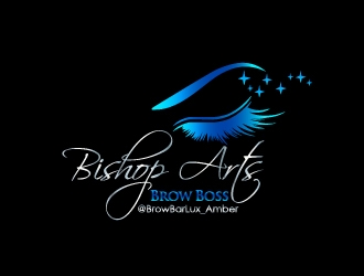 Bishop Arts Brow Boss logo design by Marianne