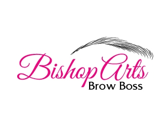 Bishop Arts Brow Boss logo design by ElonStark