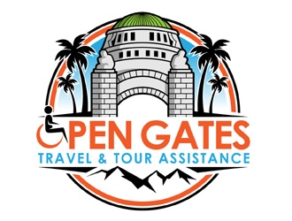 Open Gates logo design by MAXR