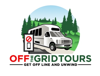 Off the Grid Tours logo design by CreativeMania