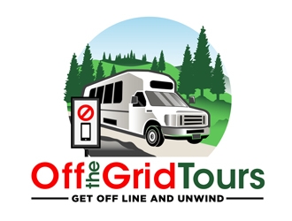 Off the Grid Tours logo design by CreativeMania